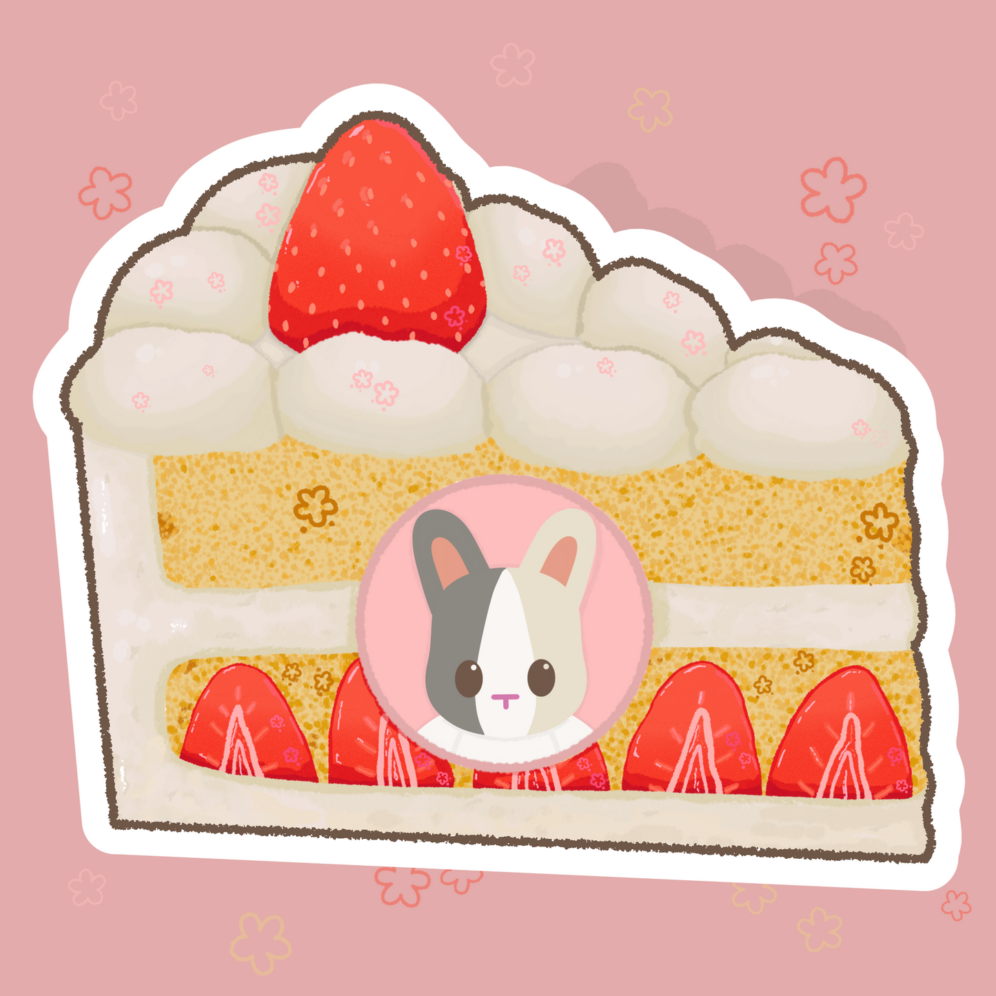 Strawberry Shortcake Sticker