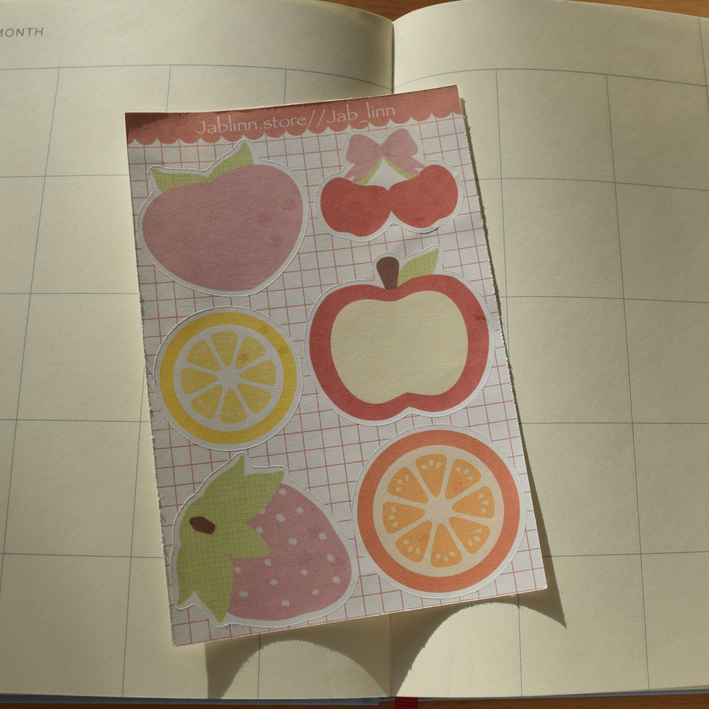 Fruit Memo Sticker Sheet