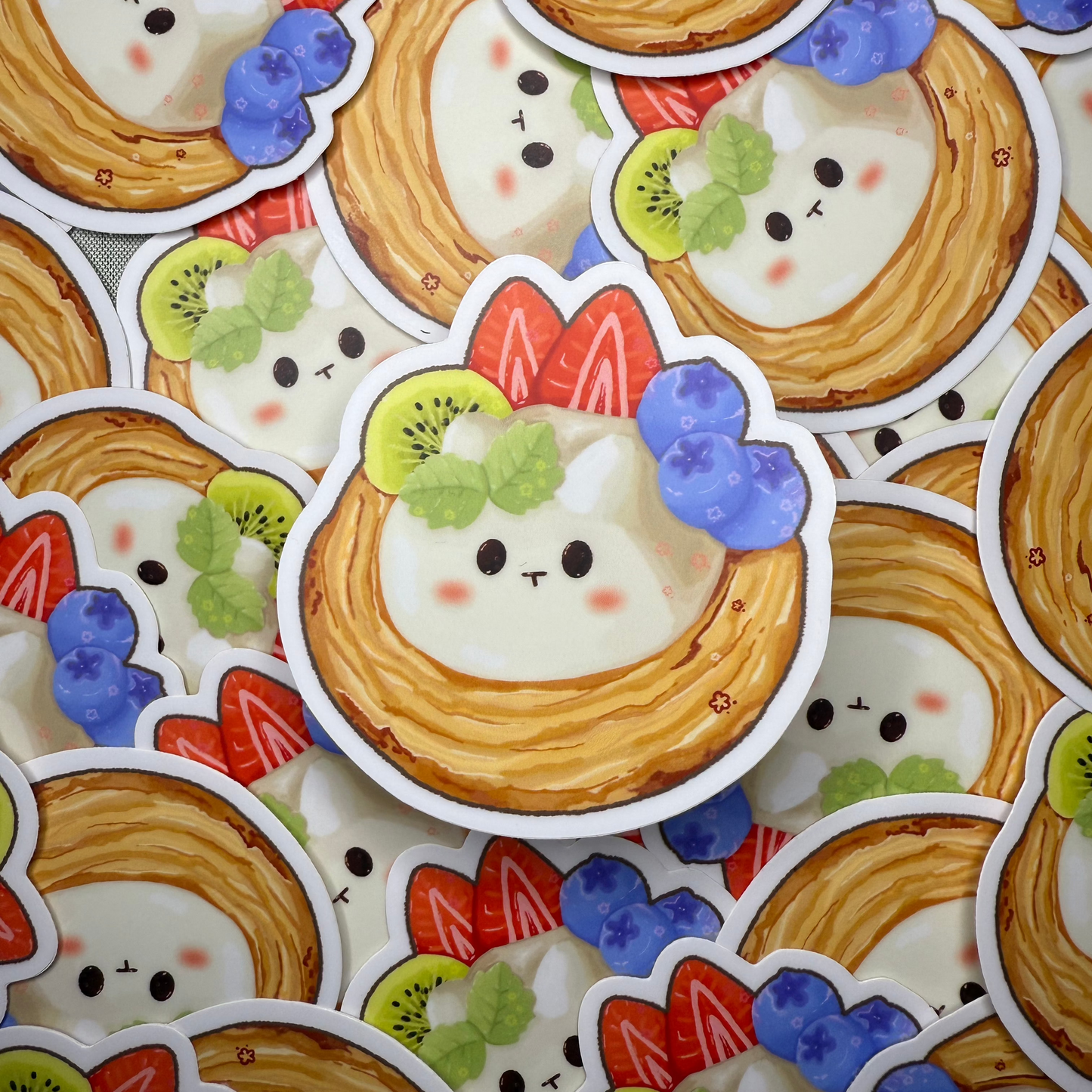 Bunny Egg Tart Sticker