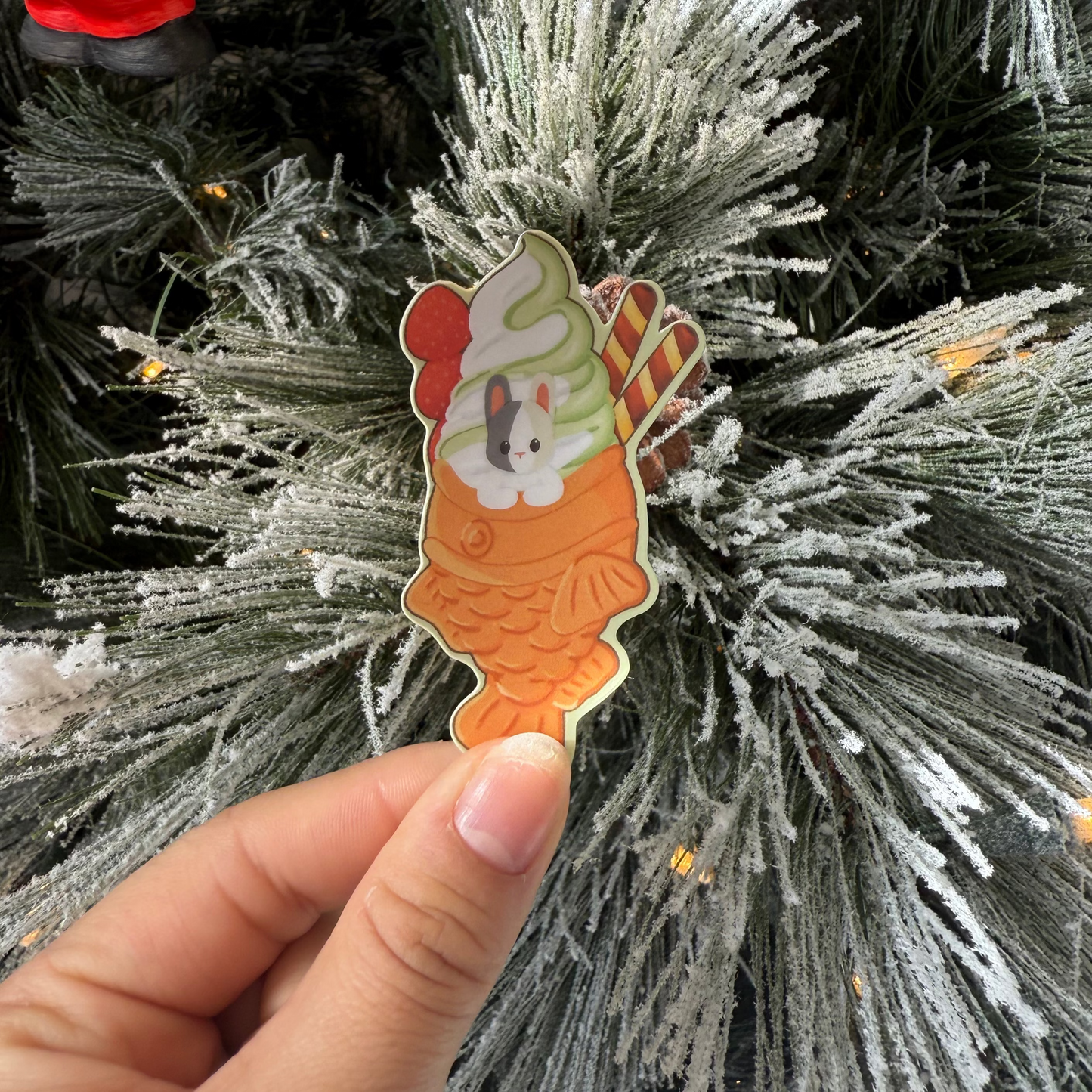 Matcha Ice Cream Sticker