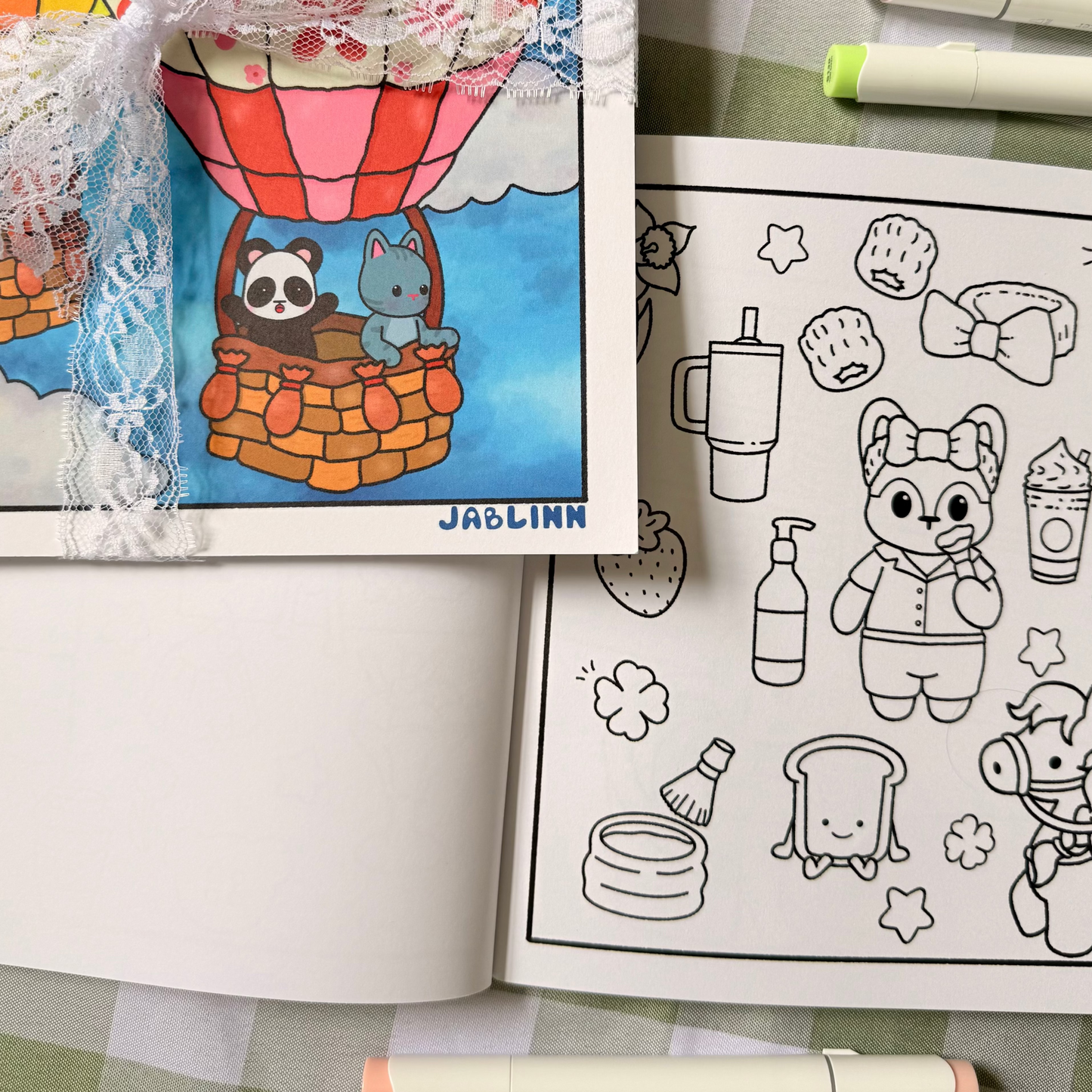 PRE-ORDER 8/25 Welcome to jablinn's world Coloring Book