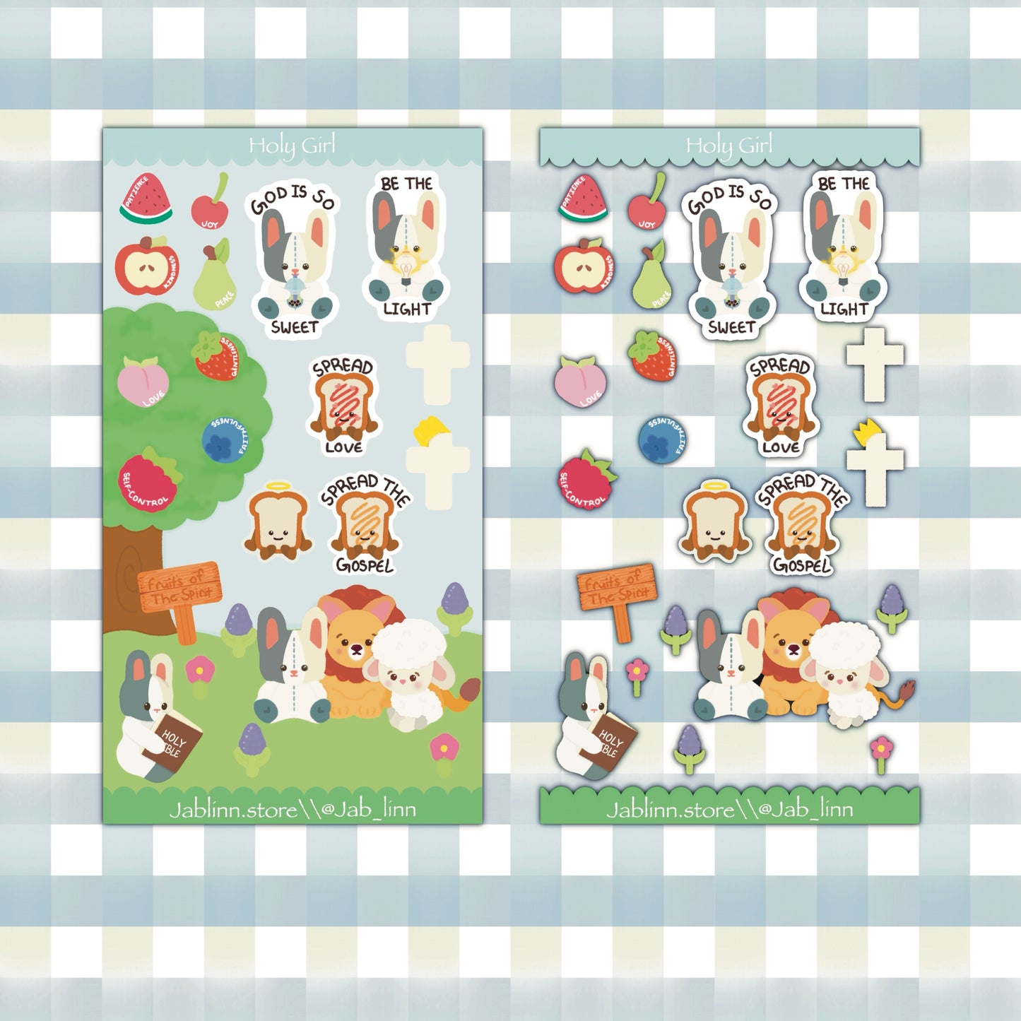 Holy Girl Sticker Sheet