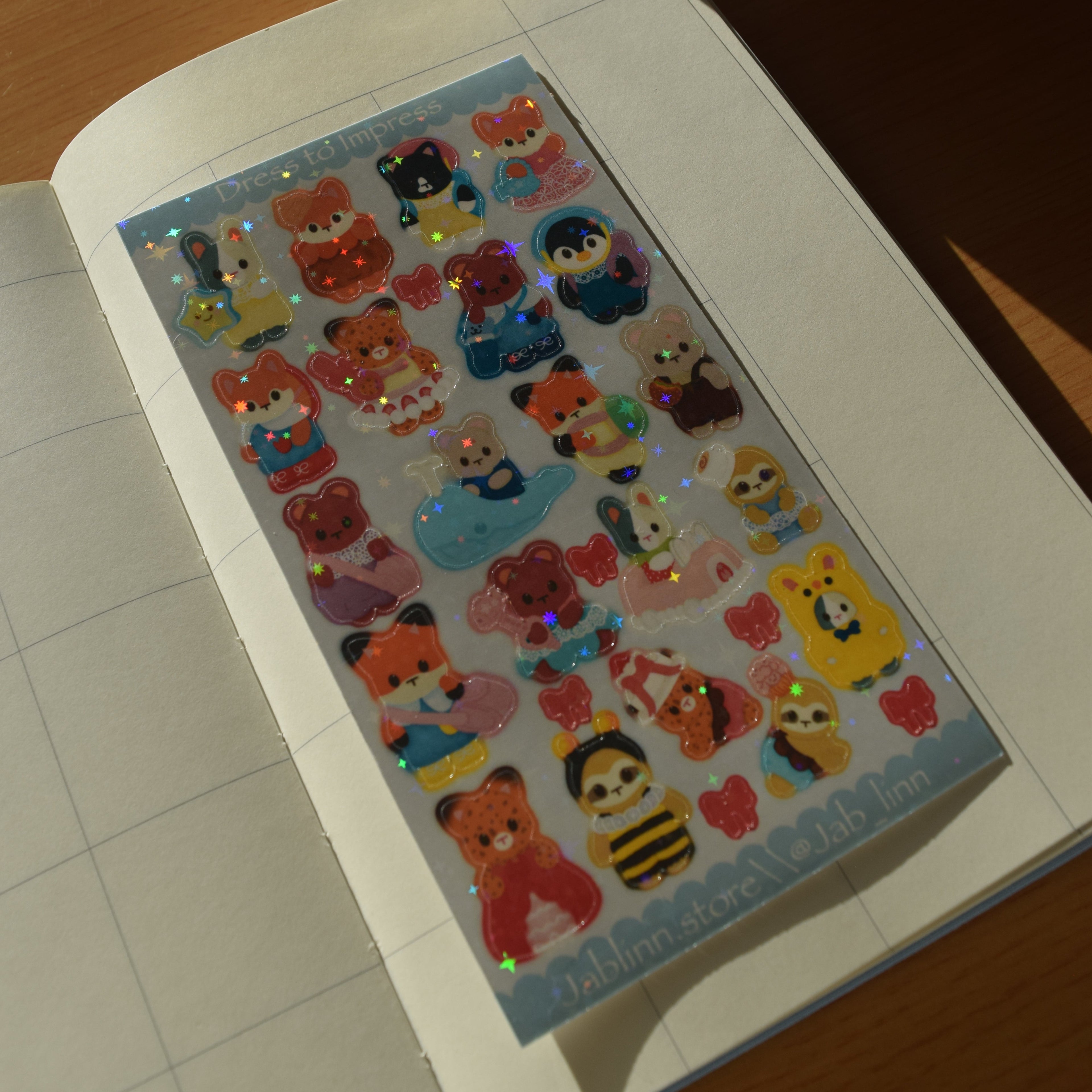 Dress to Impress Sticker Sheet