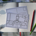Tea Time Colorable Note Card