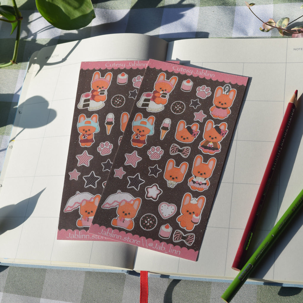 Cutesy Jablinn Sticker Sheet