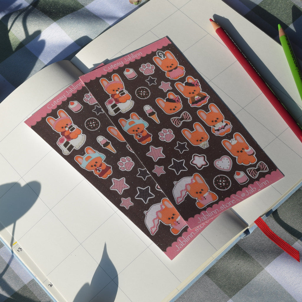 Cutesy Jablinn Sticker Sheet