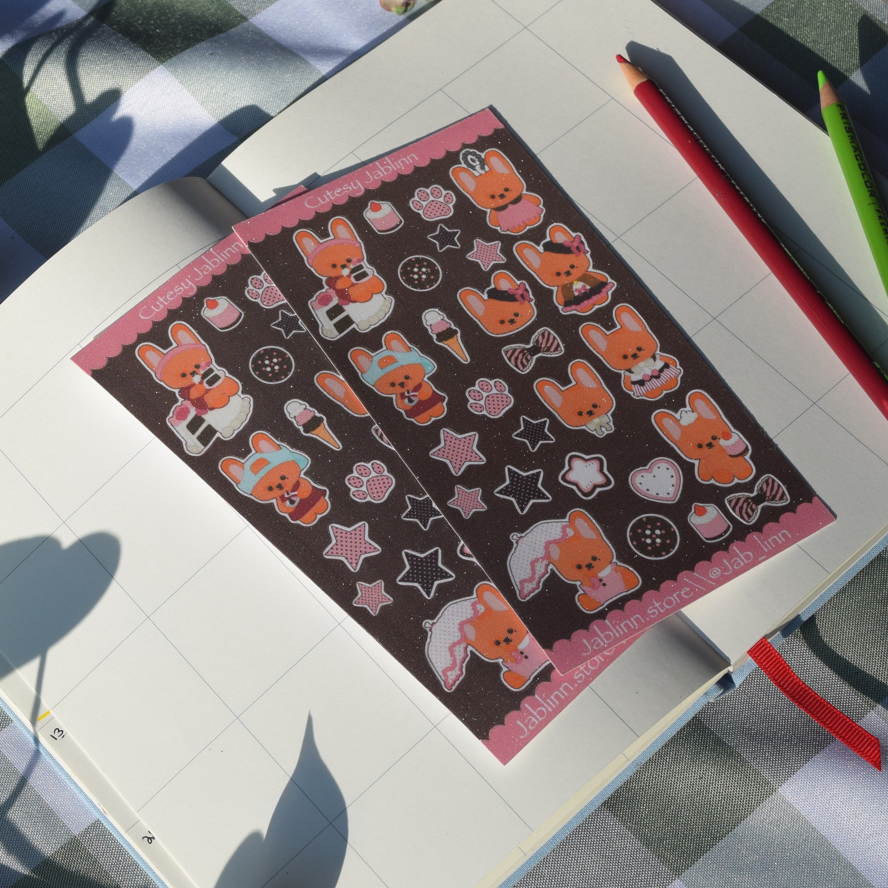 Cutesy Jablinn Sticker Sheet