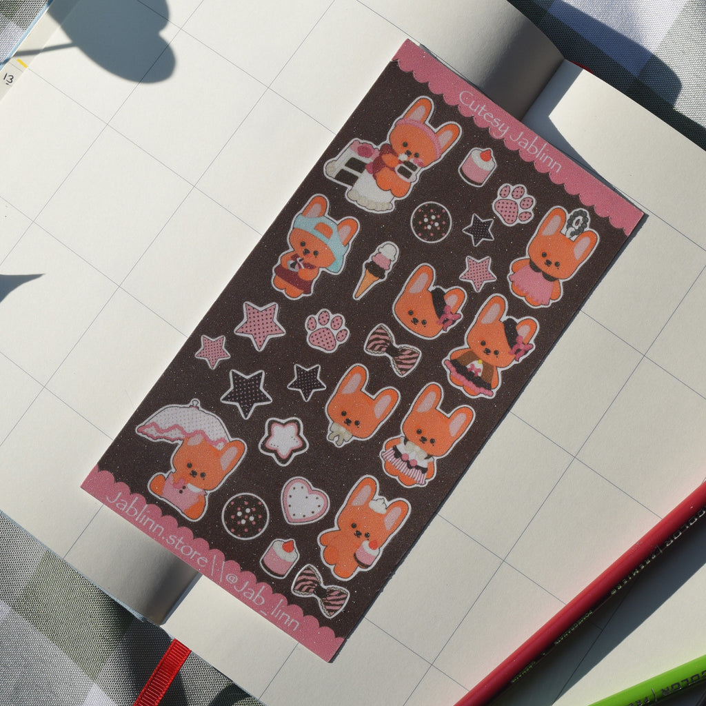 Cutesy Jablinn Sticker Sheet