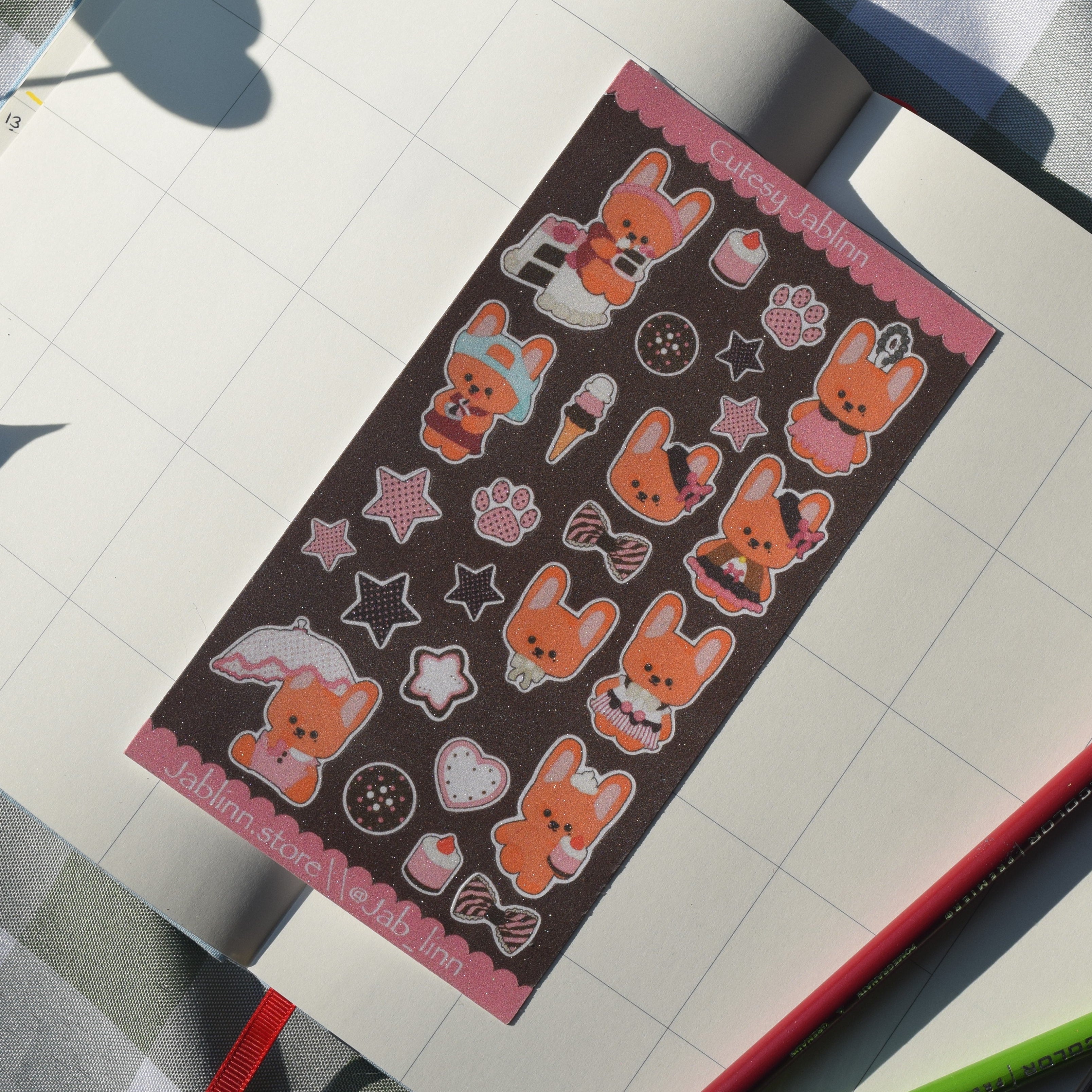 Cutesy Jablinn Sticker Sheet
