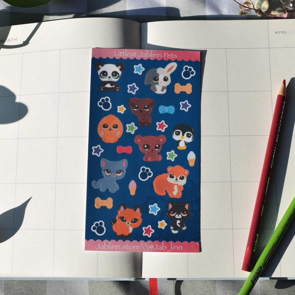 Littlest Jablinn Pets Sticker Sheet