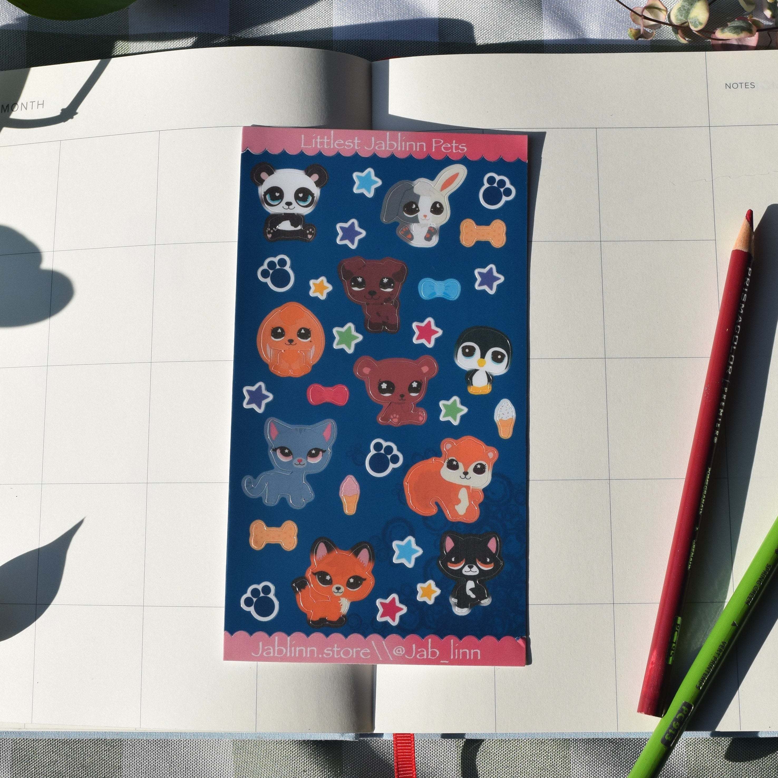 Littlest Jablinn Pets Sticker Sheet
