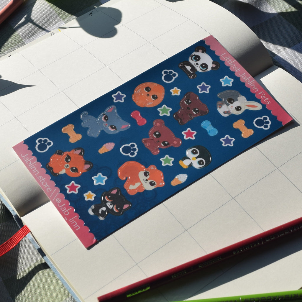 Littlest Jablinn Pets Sticker Sheet