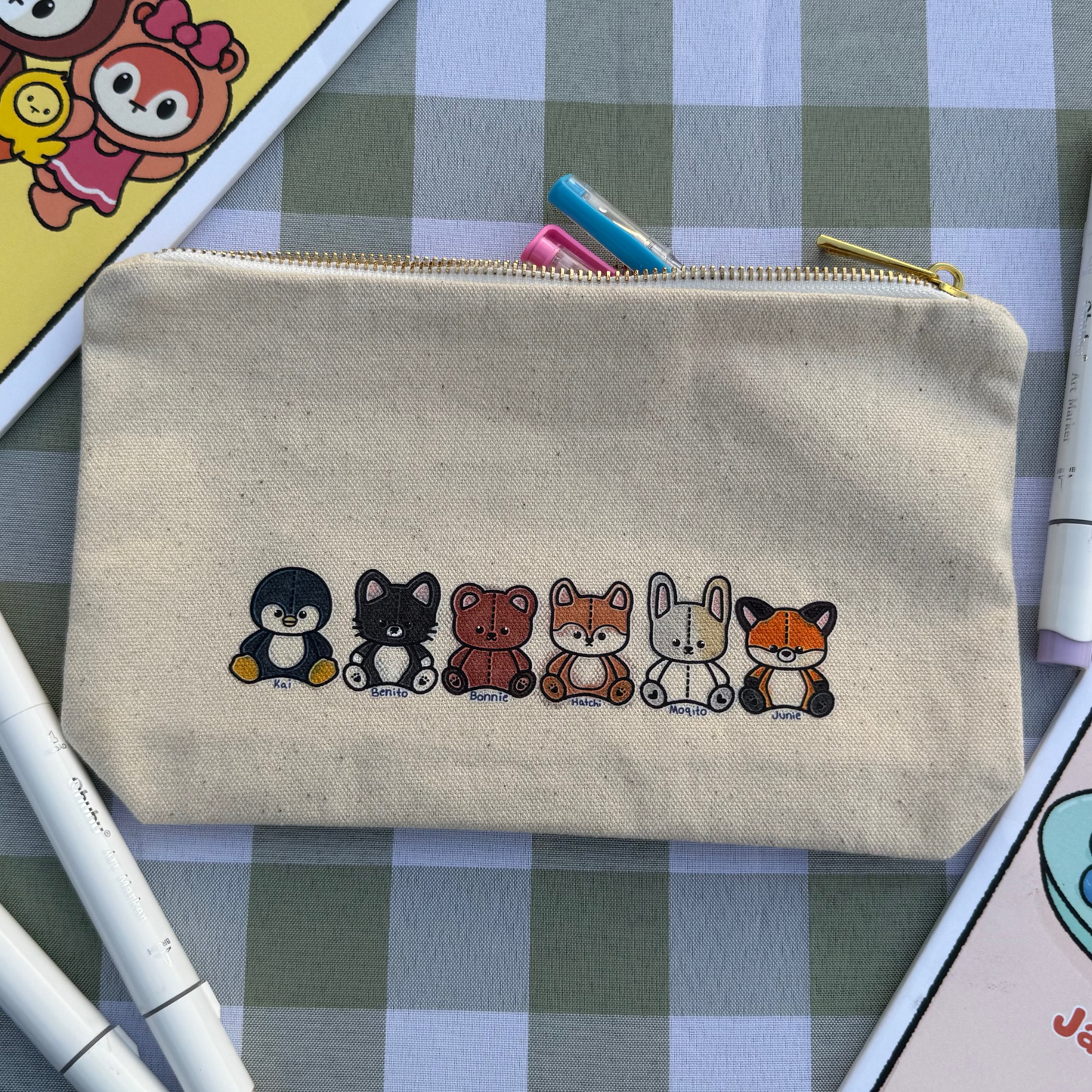 Jablinn Friends Plushie Pouch