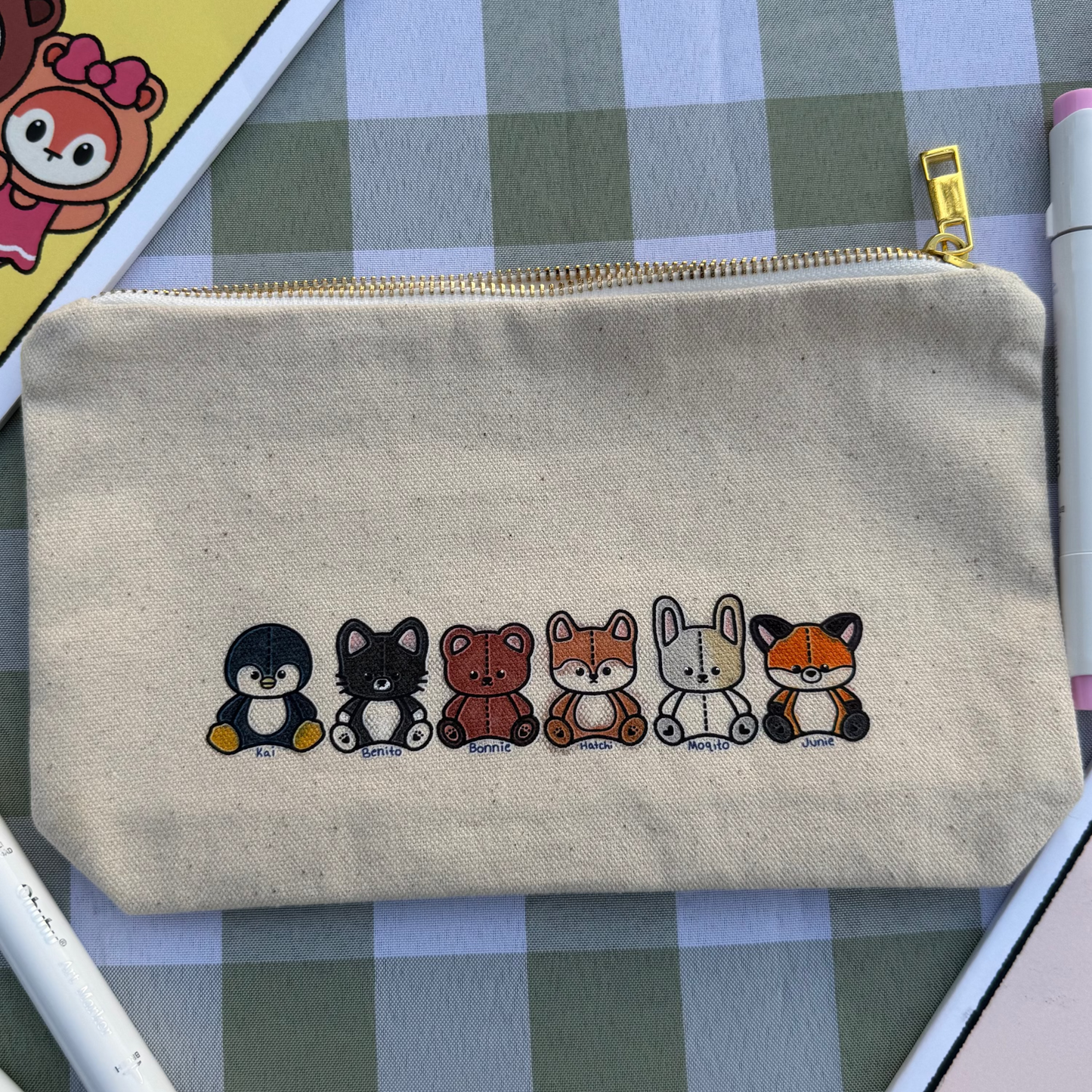 Jablinn Friends Plushie Pouch