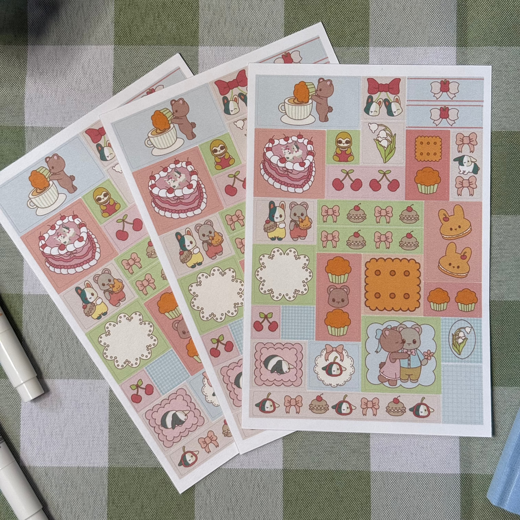 Sweet Moments Journaling Sticker Sheet