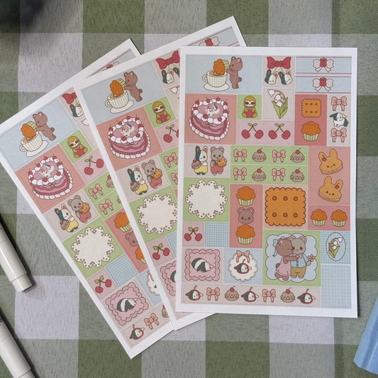 Sweet Moments Journaling Sticker Sheet