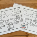 Winter coloring bundle