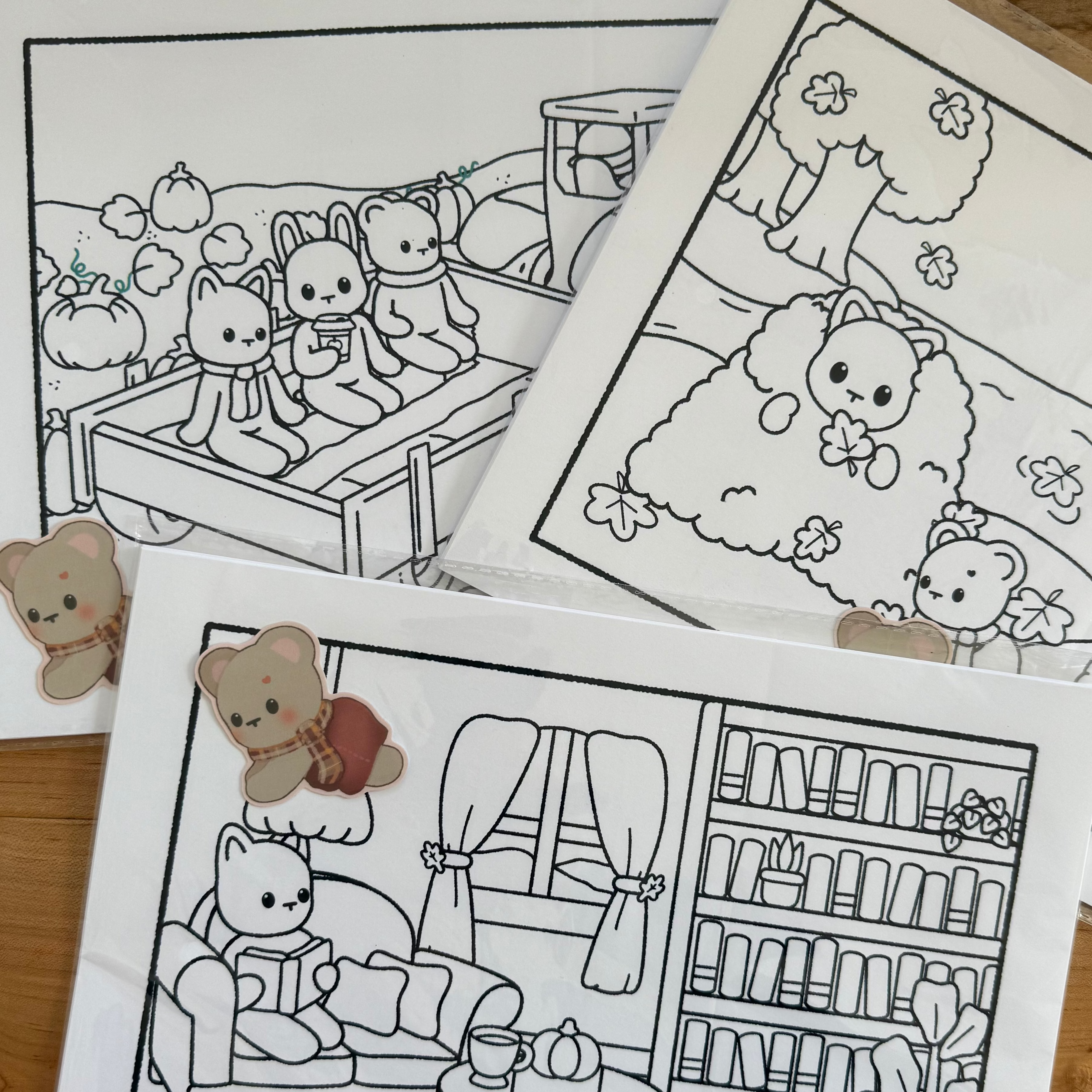 Fall coloring bundle