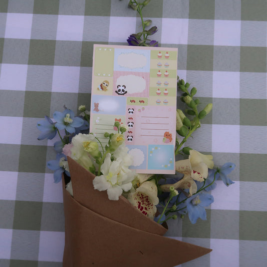 Cute Pattern Sticker Sheet
