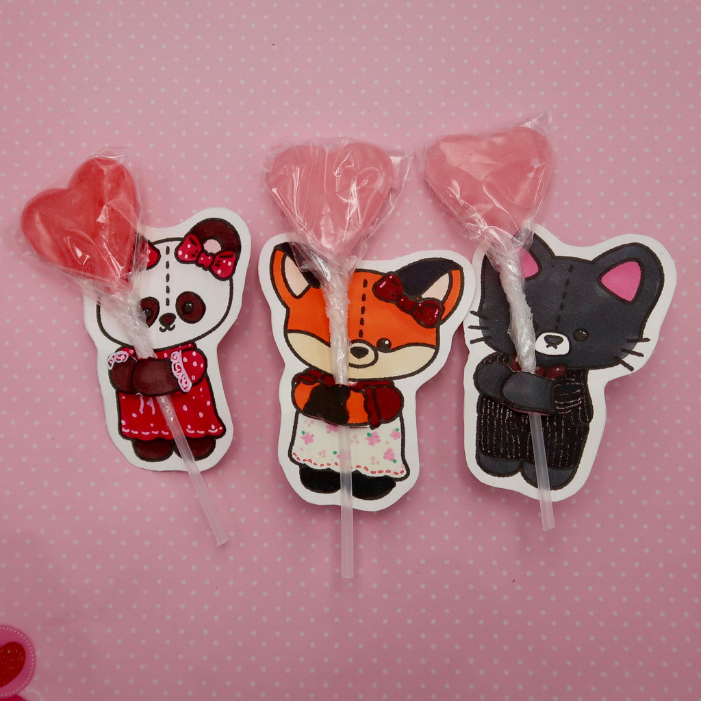 Valentine's Character Cutouts Digital Download