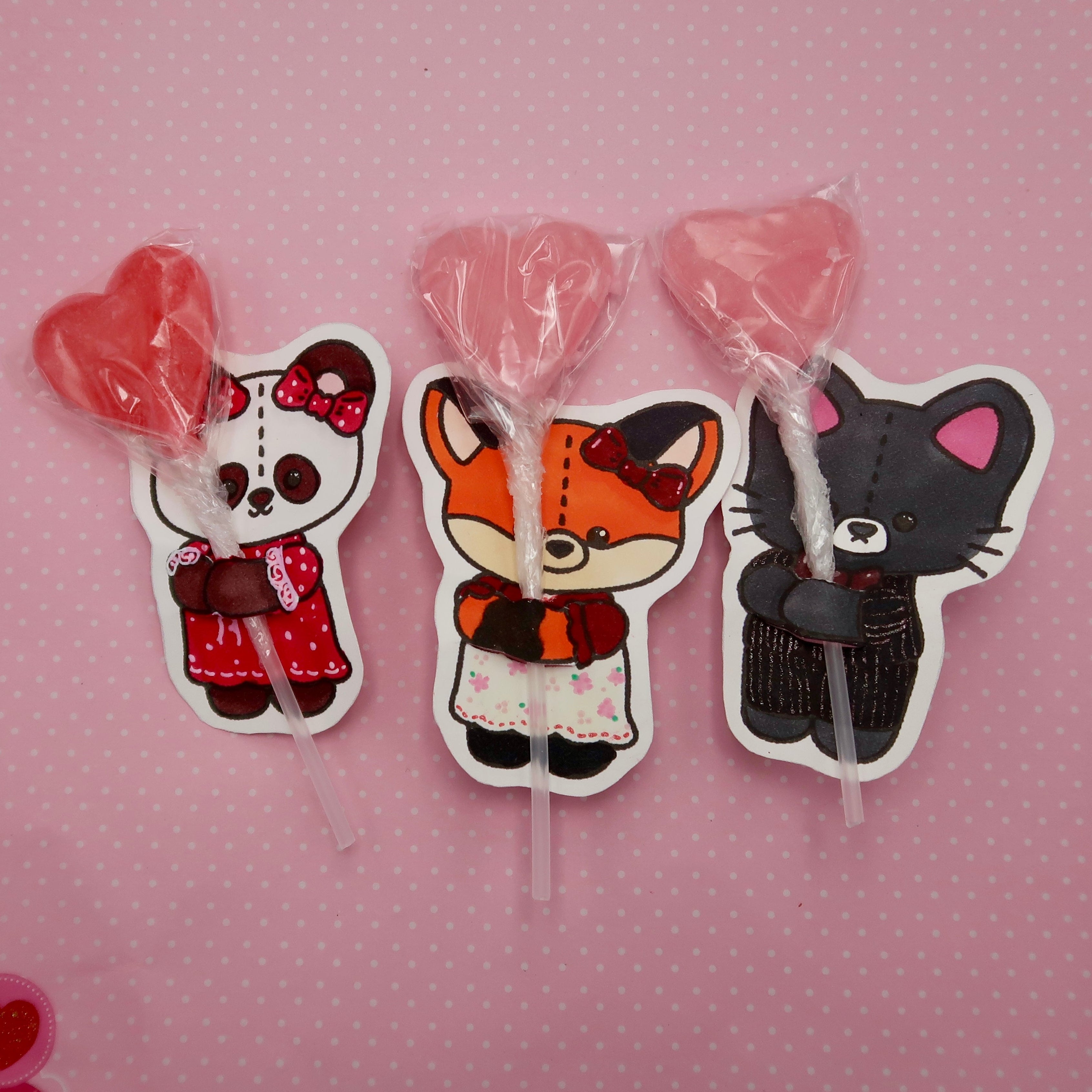 Valentine's Character Cutouts Digital Download