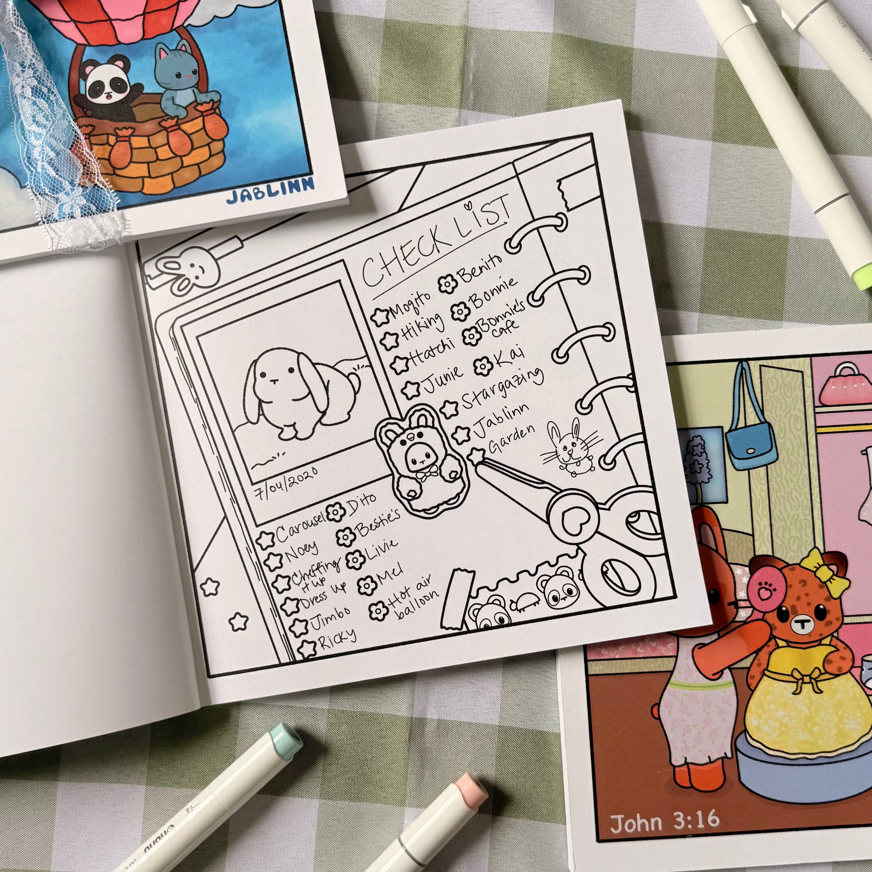 Welcome to jablinn's world Coloring Book