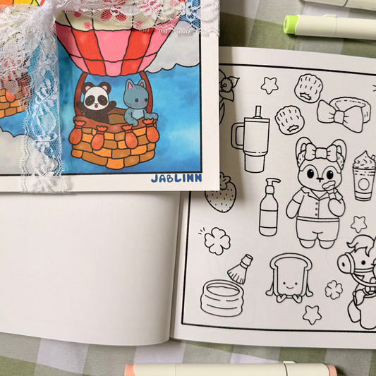 Welcome to jablinn's world Coloring Book