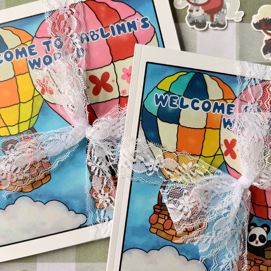 PRE-ORDER 8/25  Collector's Bundle: Welcome to Jablinn's World Coloring Book