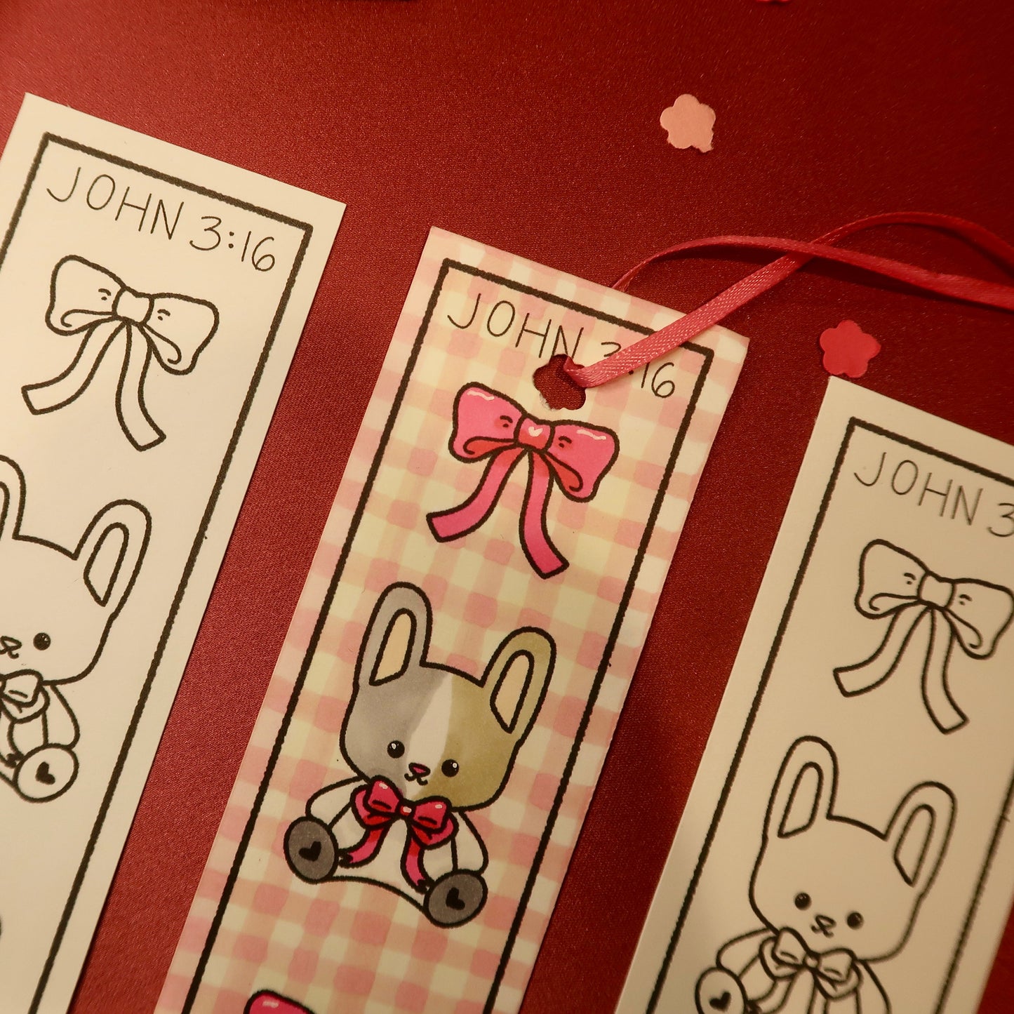 Coquette Bunny Bookmark