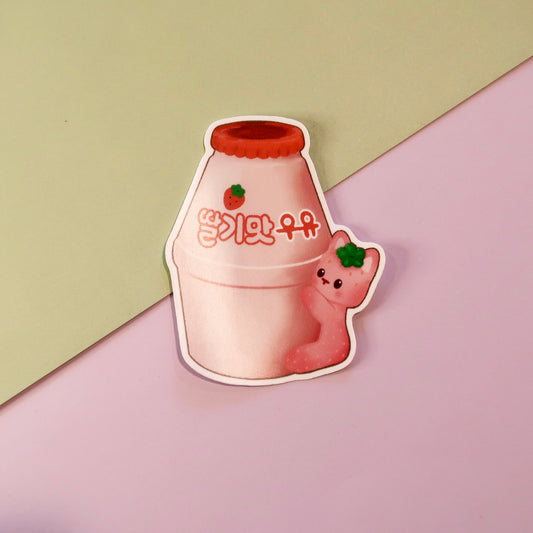 Strawberry Milk Sticker