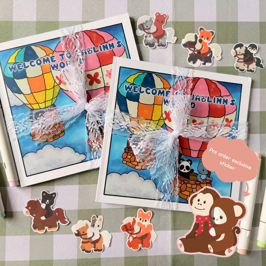 PRE-ORDER 8/25 Welcome to jablinn's world Coloring Book