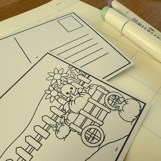 Pumpkin Patch Colorable Note Card