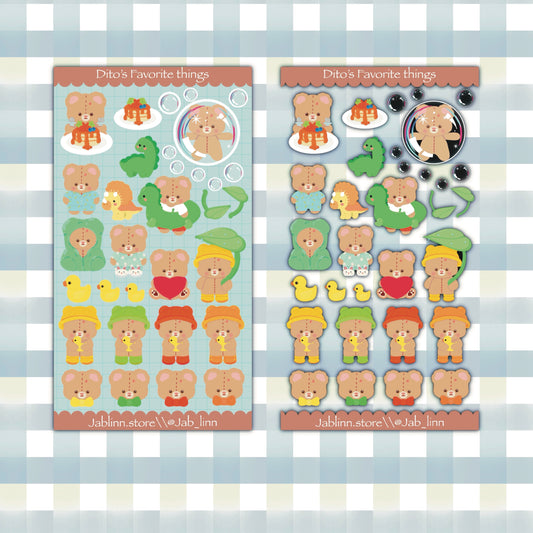 Dito's Favorite Things Sticker Sheet