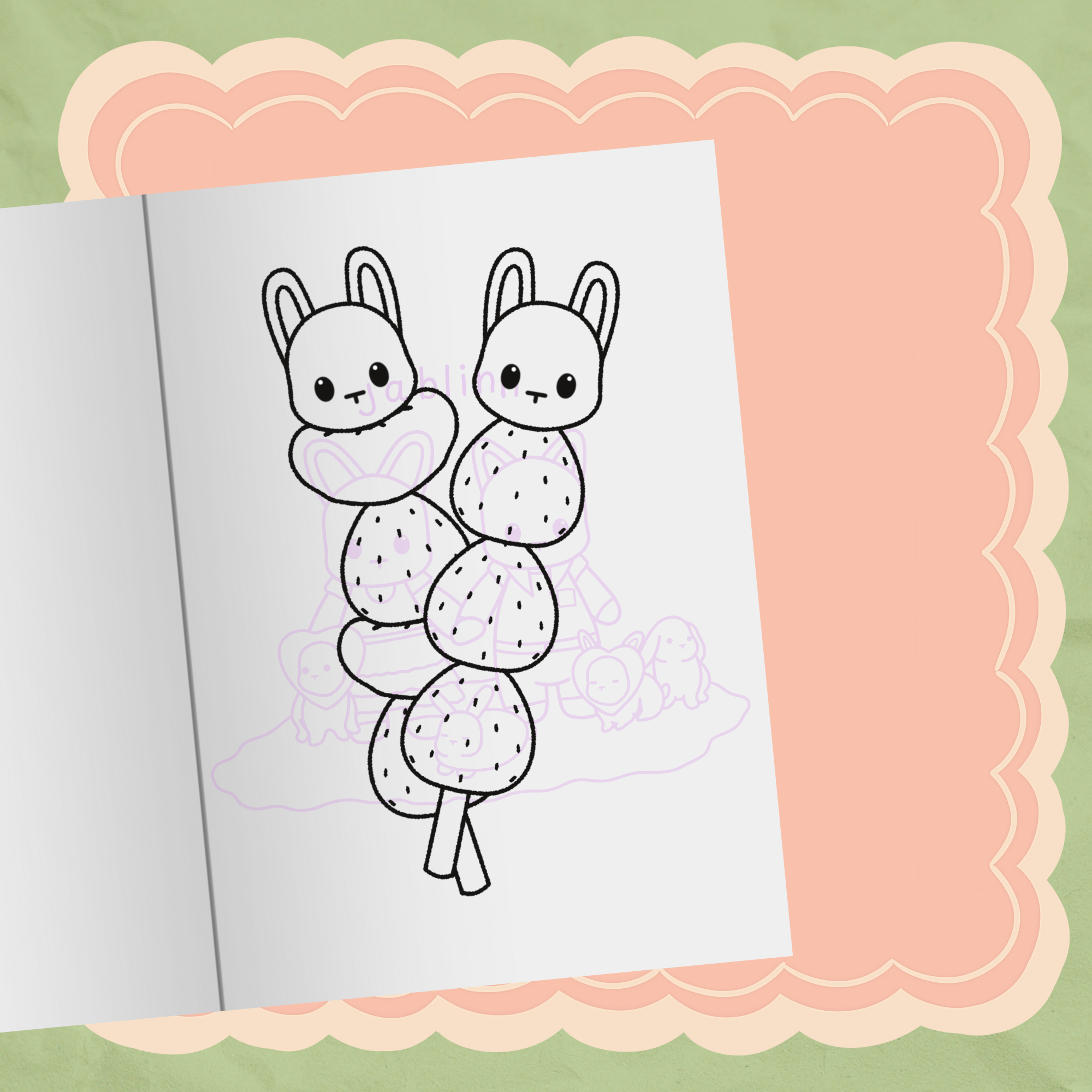 Cutesy Coloring Korea Edition Digital Download