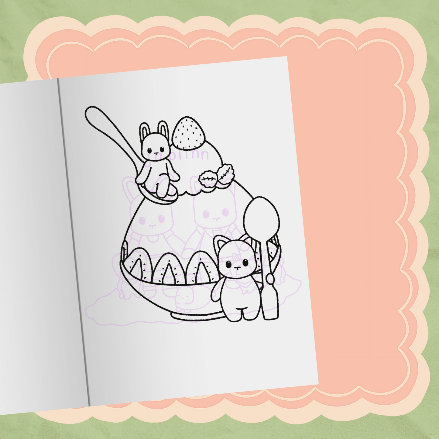 Cutesy Coloring Korea Edition Digital Download