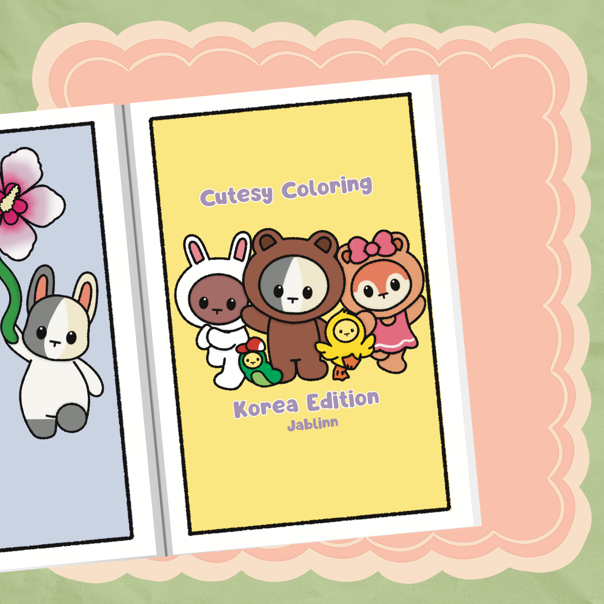 Cutesy Coloring Korea Edition Digital Download